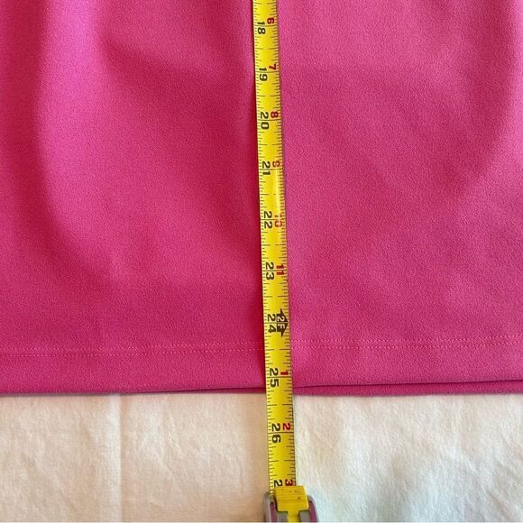 Pink Bodycon Dress Juniors Size 7/8 Pink Ruffle Straps and Zipper Holiday Ready - Picture 8 of 8